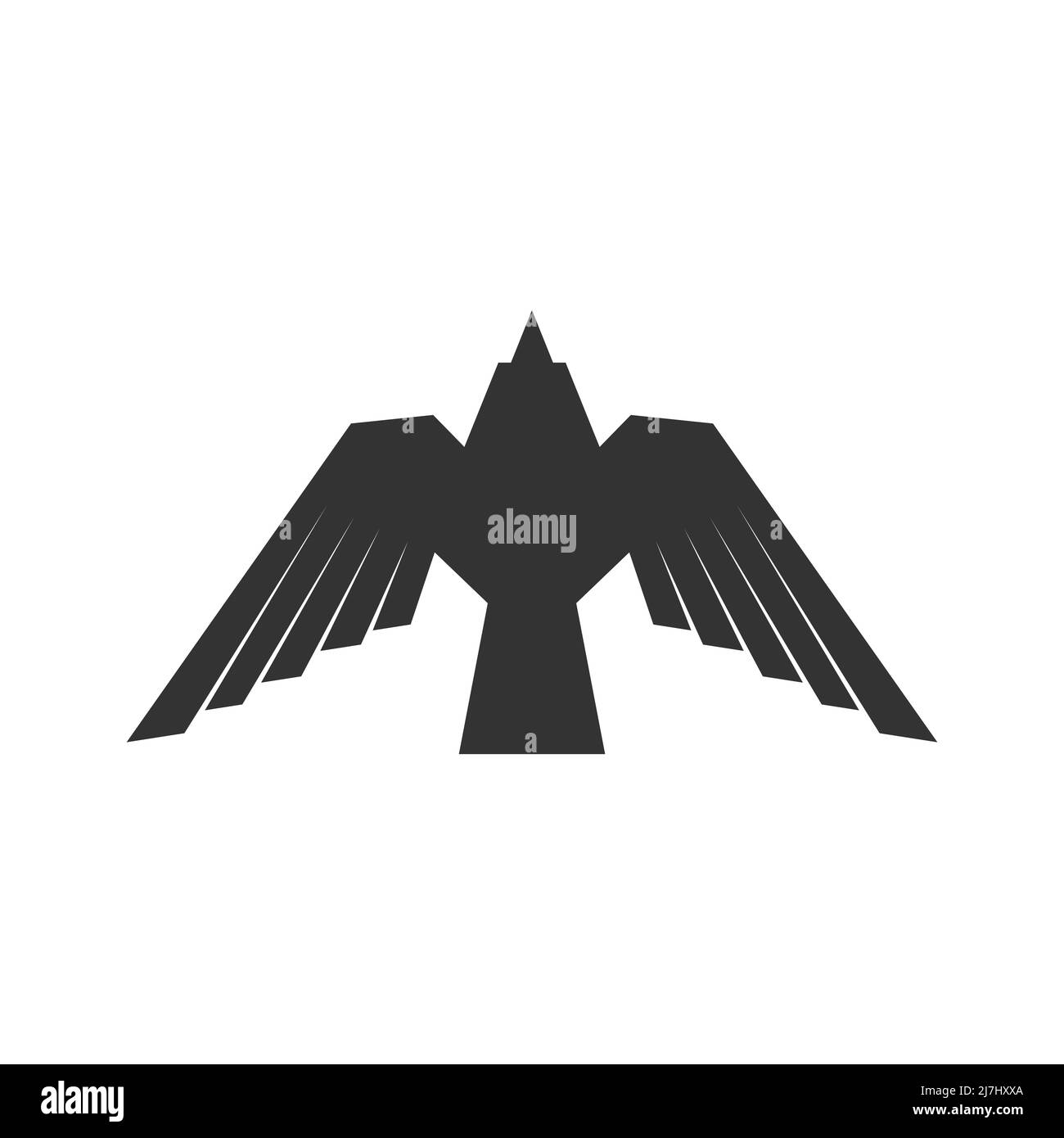 Illustrazione del vettore della colomba. Pigeon. Logo in forma di uccello, simbolo del mondo, immagine dello Spirito di Dio. Illustrazione Vettoriale