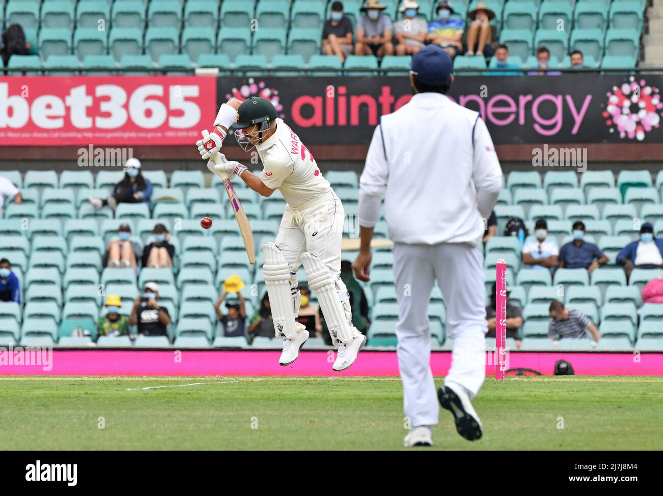 Will Pucovski ha fatto il suo esordio di prova per l'Australia nella terza prova contro l'India alla SCG. La pioggia ha interrotto il gioco dopo mezz'ora il primo giorno. In arrivo: David Warner dove: Sydney, Australia quando: 07 Jan 2021 credito: WENN.com Foto Stock