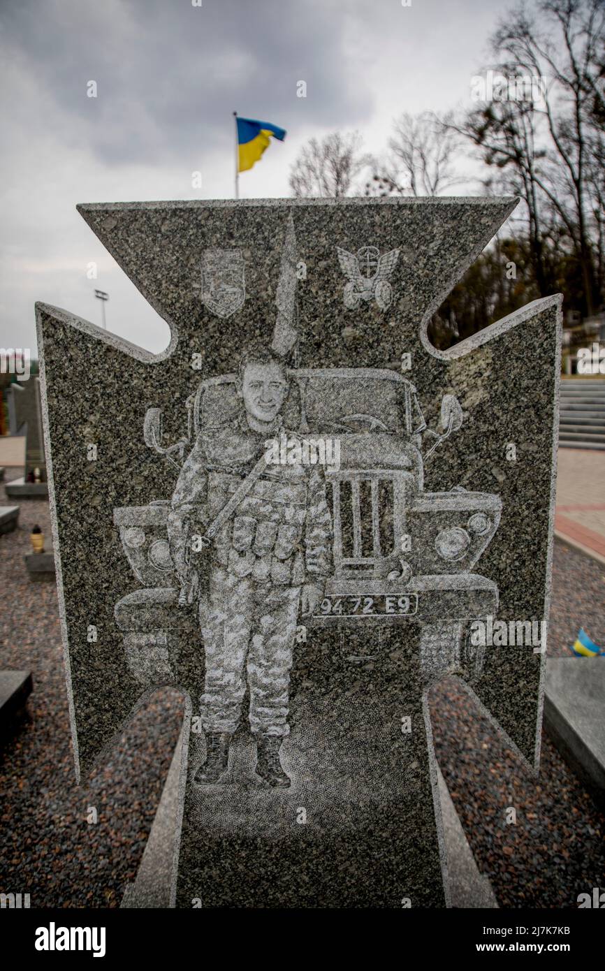 Jair Cabrera Torres / le Pictorium - invasione russa in Ucraina, - 29/3/2022 - Ucraina / Mykolaiv - funerale di tre soldati uccisi il fr Foto Stock