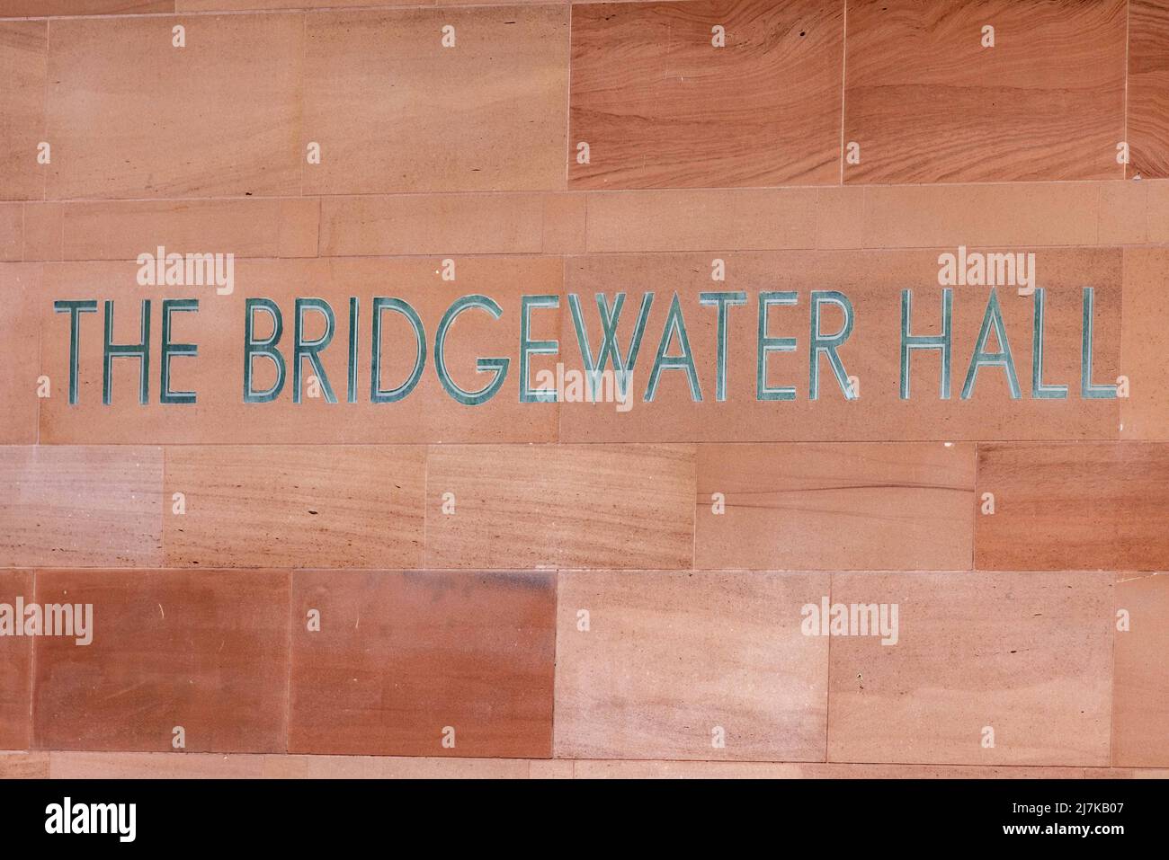 La Bridgewater Hall di Manchester Foto Stock