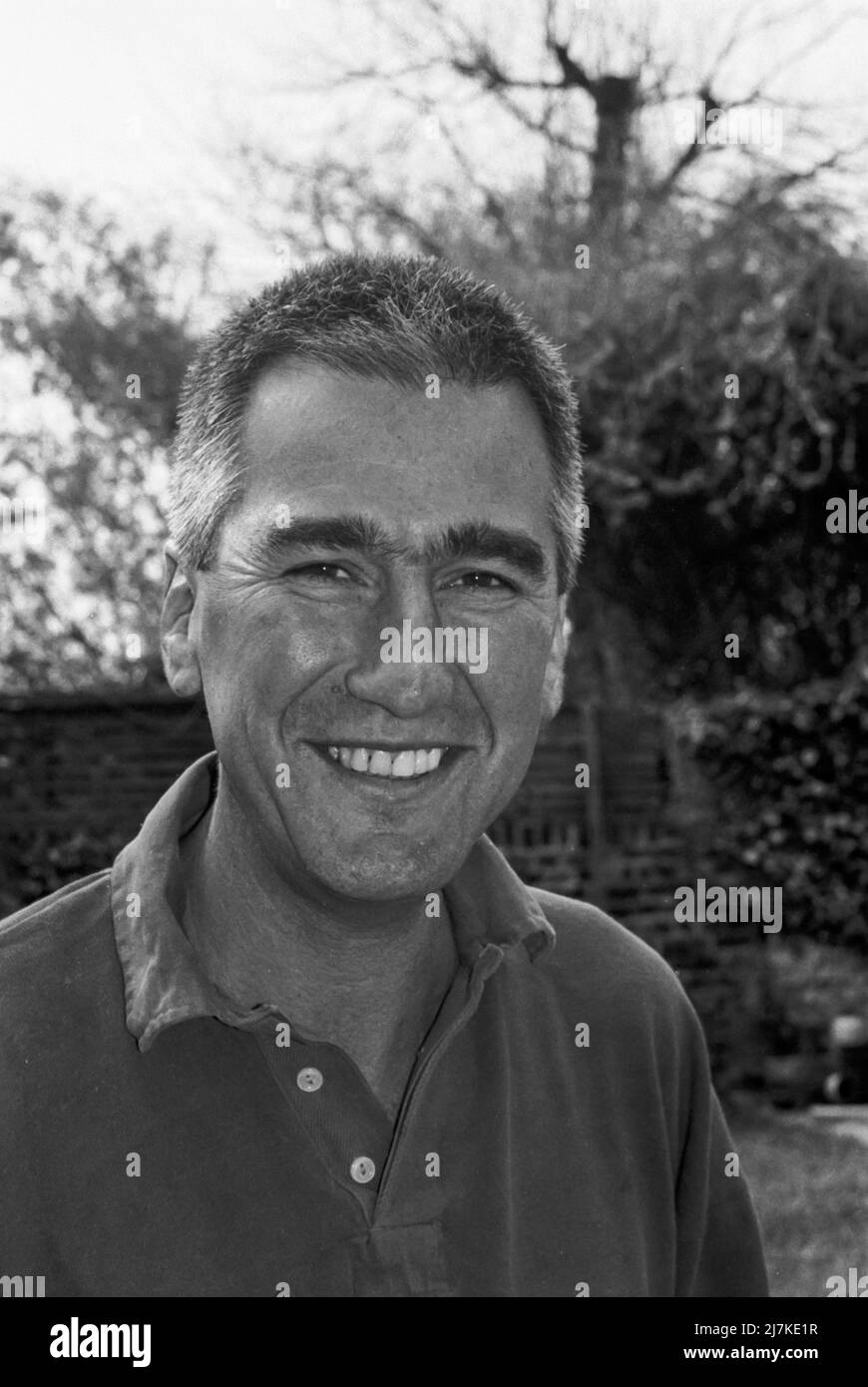 Professoressa David Papineau, filosofo britannico, ritratto in giardino, Foto Stock