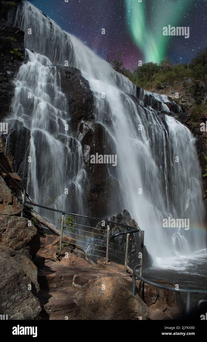 Cascate Dreamy Mackenzie Foto Stock