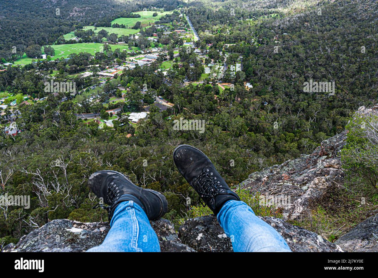 Chautauqua Peak non è un'escursione male da fare mentre si soggiorna o si visita i Grampians. Foto Stock