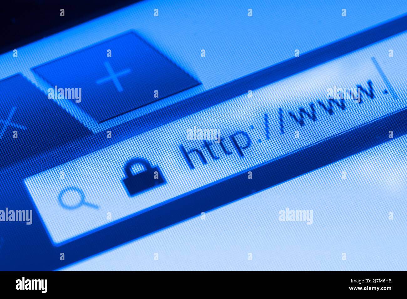 http://www. - browser internet - una foto simbolo in primo piano Foto Stock