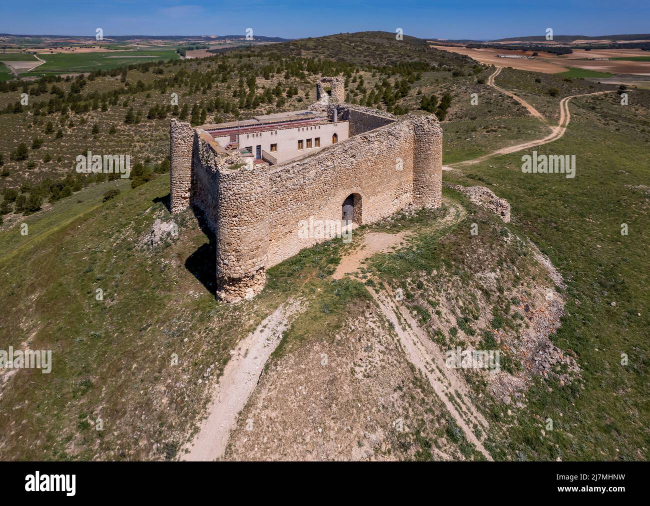 Castello di Haro, Villaescusa de Haro, Castilla-la Mancha, Spagna Foto Stock