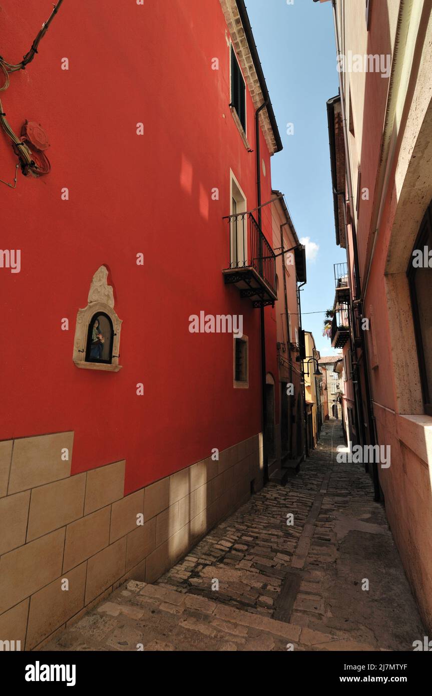 Frosolone, Molise. Scorci Foto Stock