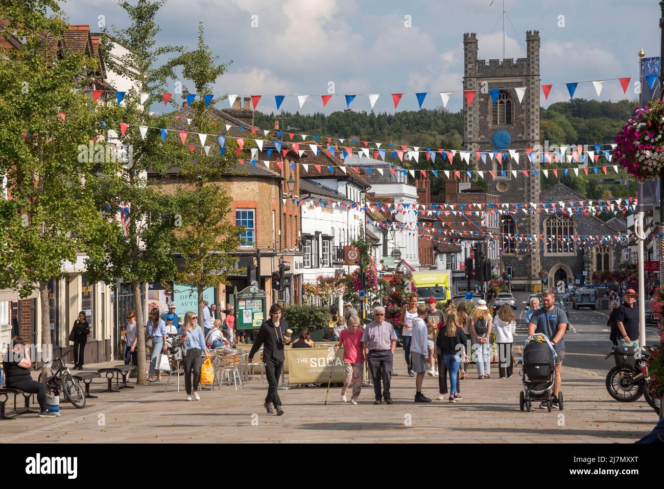 Centro di Henley-on-Thames, Oxfordshire, Regno Unito Foto Stock