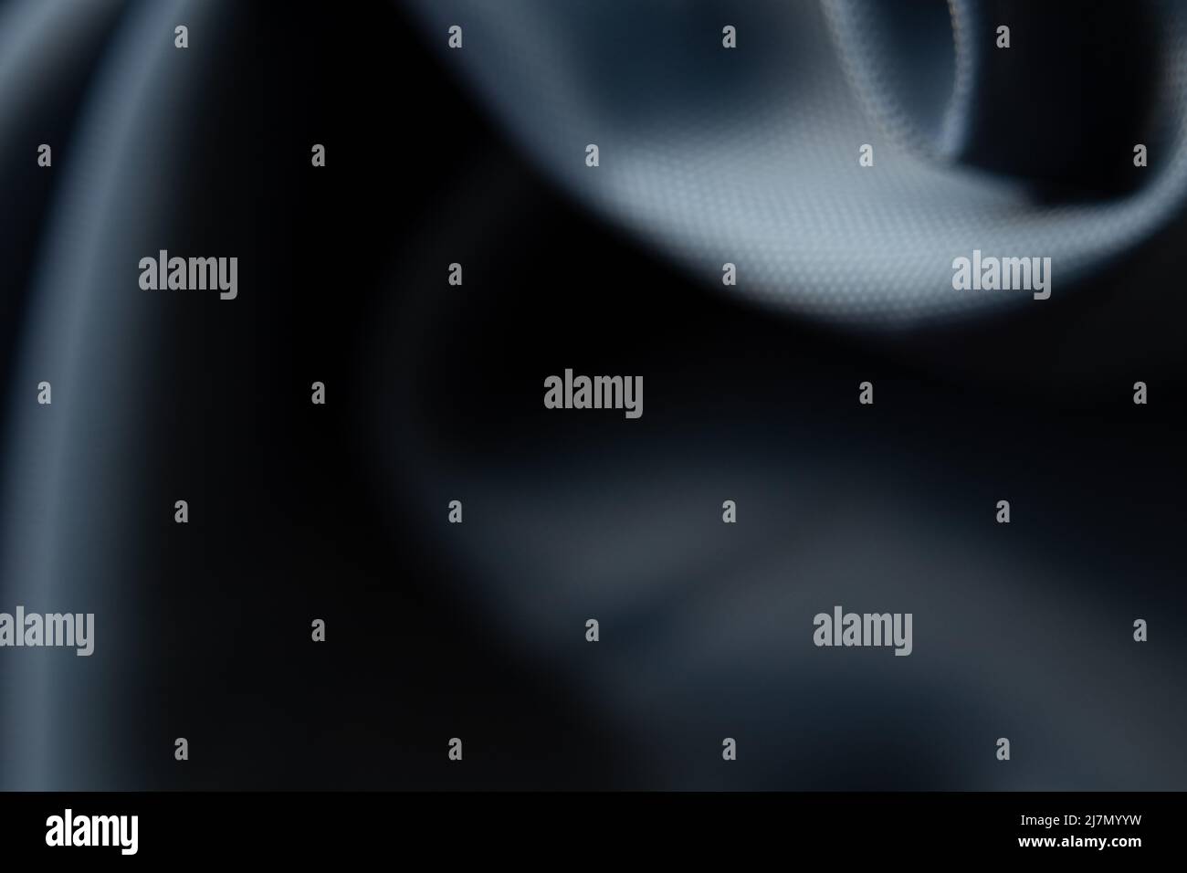 tessuto grigio di seta grinzito per foto macro di sfondo, tessuto per sfondo Foto Stock