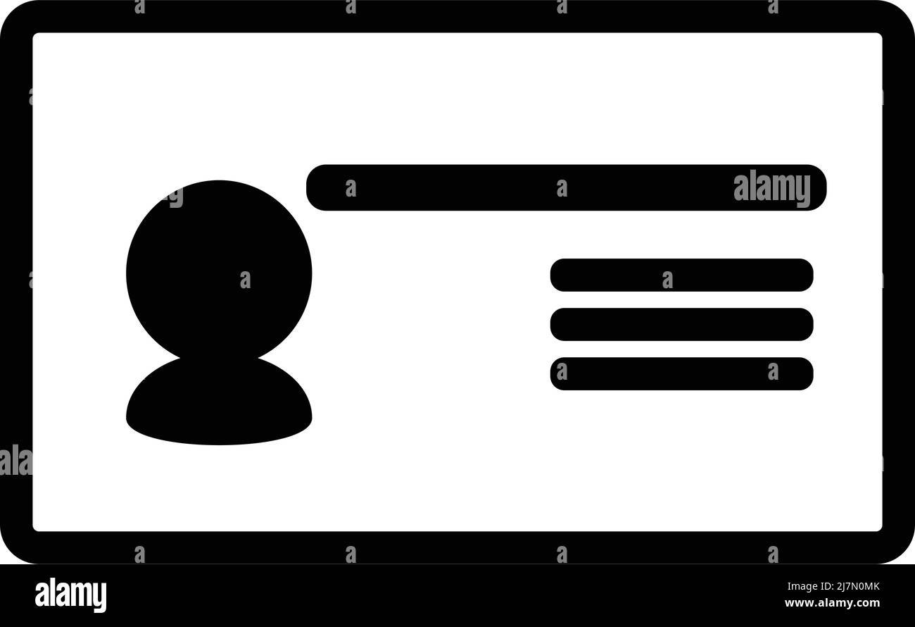 Una semplice icona per l'identificazione. Vettore modificabile. Illustrazione Vettoriale