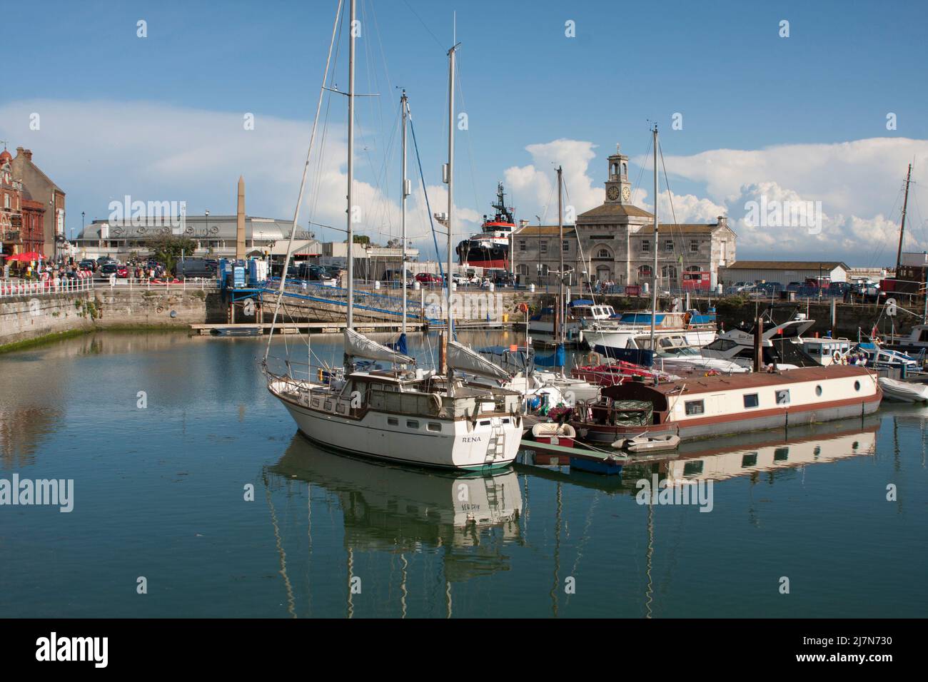 Porto di Ramsgate, Kent, Inghilterra Foto Stock