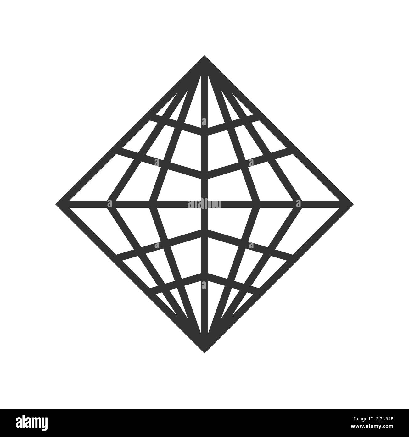 Logo vettore globo. Simbolo pianeta terra. Illustrazione Vettoriale