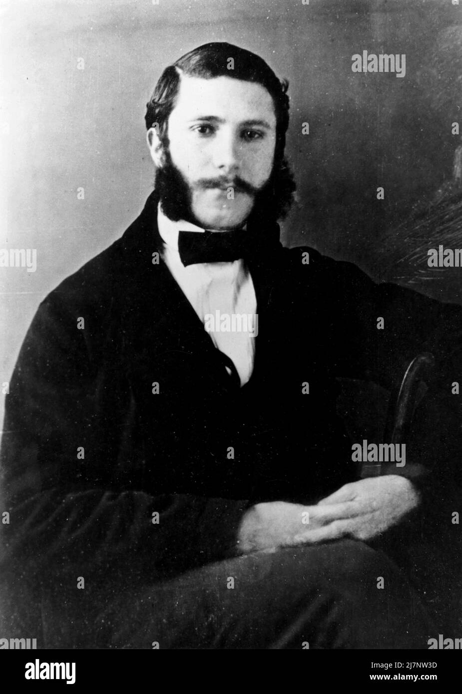 Henry Dunant, Jean Henri Dunant (1828-1910) autore e filantropo svizzero, fondatore della società della Croce Rossa Foto Stock