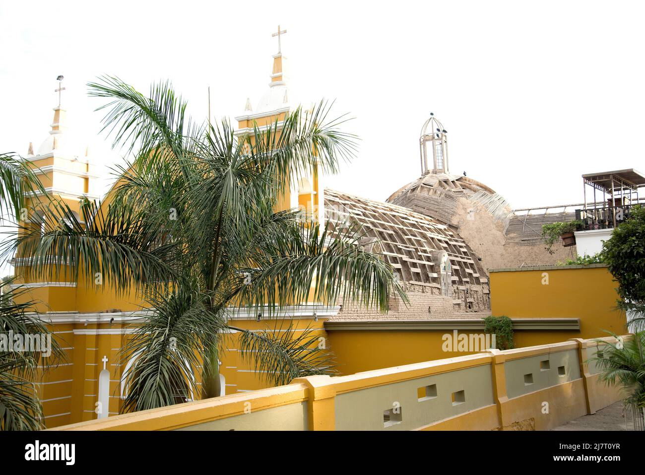 Chiesa nel quartiere Barranco Foto Stock