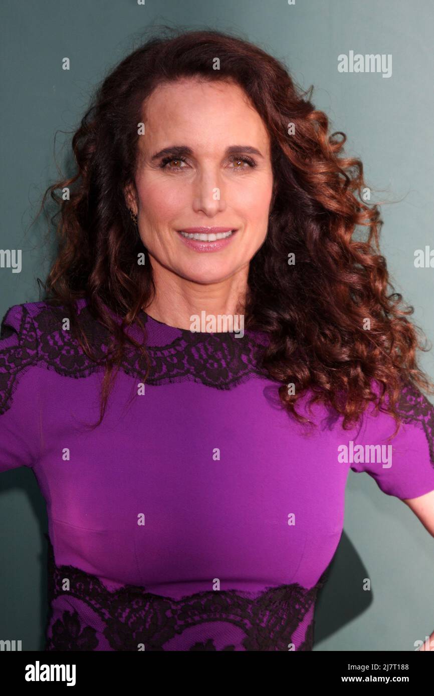 LOS ANGELES - LUG 8: Andie MacDowell alla Crown Media Networks Luglio 2014 TCA Party alla Private Estate il 8 luglio 2014 a Beverly Hills, CA Foto Stock