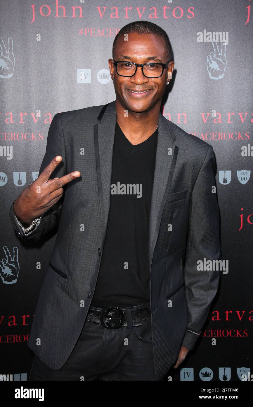 LOS ANGELES - SET 21: Tommy Davidson al John Varvatos e Ringo Starr celebrano la Giornata Internazionale della Pace a John Varvatos il 21 settembre 2014 a West Hollywood, California Foto Stock