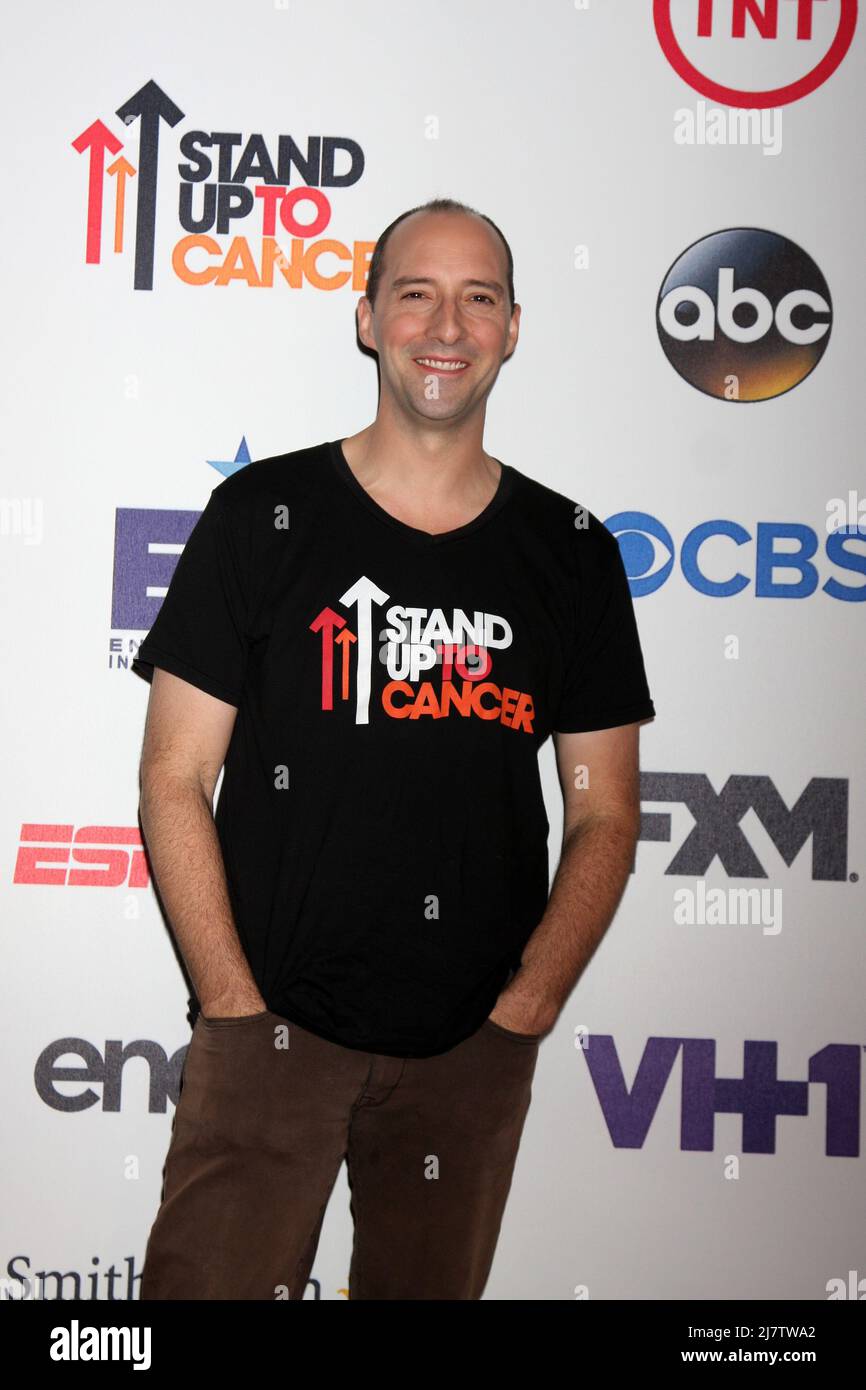 LOS ANGELES - SET 5: Tony Hale allo Stand Up 2 Cancer Telecast Arrivals al Dolby Theatre il 5 settembre 2014 a Los Angeles, CA Foto Stock