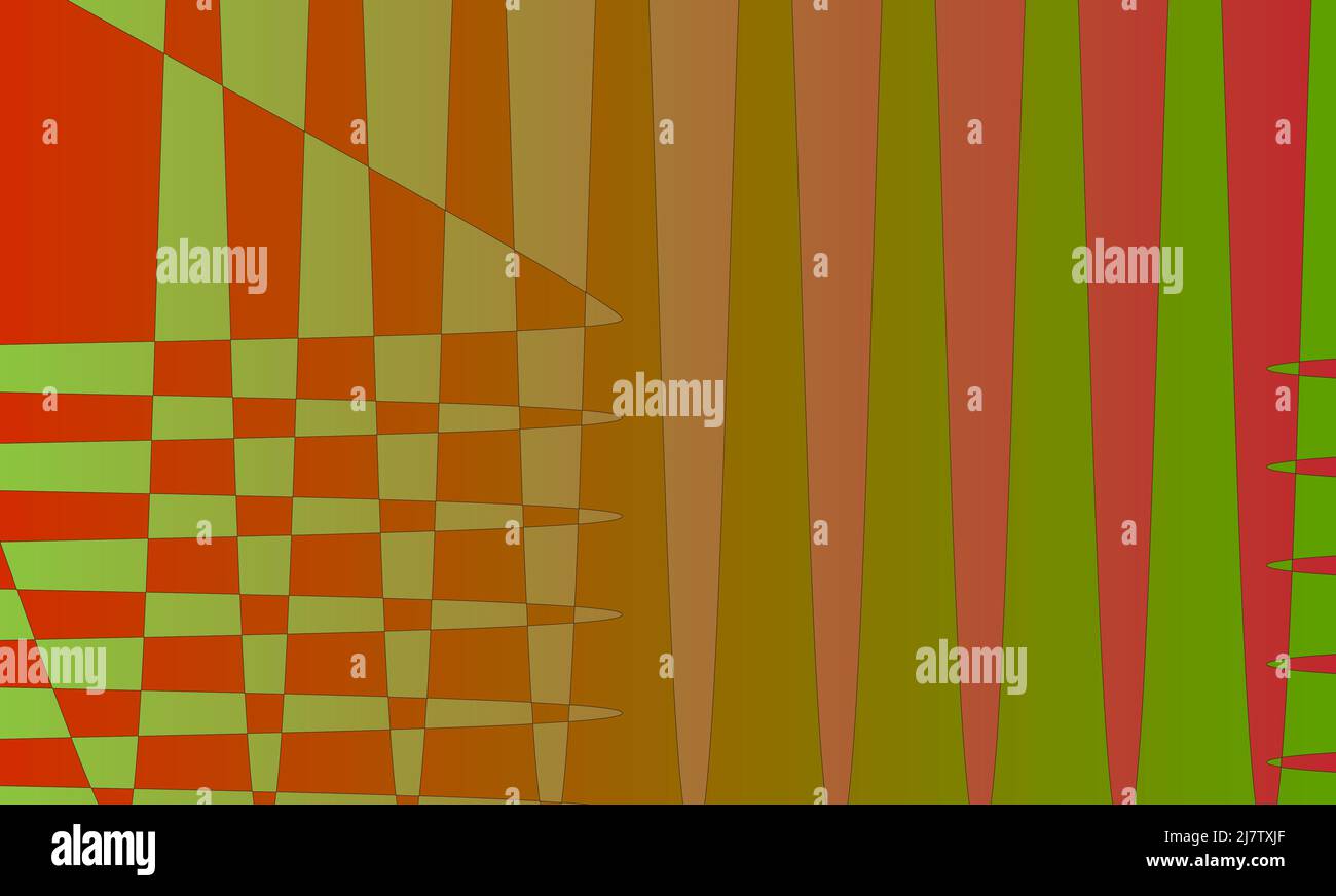 Sfondo astratto con varie linee e strisce di colore Illustrazione Vettoriale