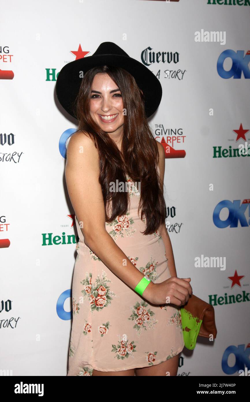 LOS ANGELES - AGO 21: Kelli McKee all'OK! TV Awards Party al Sofiitel L.A. il 21 agosto 2014 a West Hollywood, CA Foto Stock