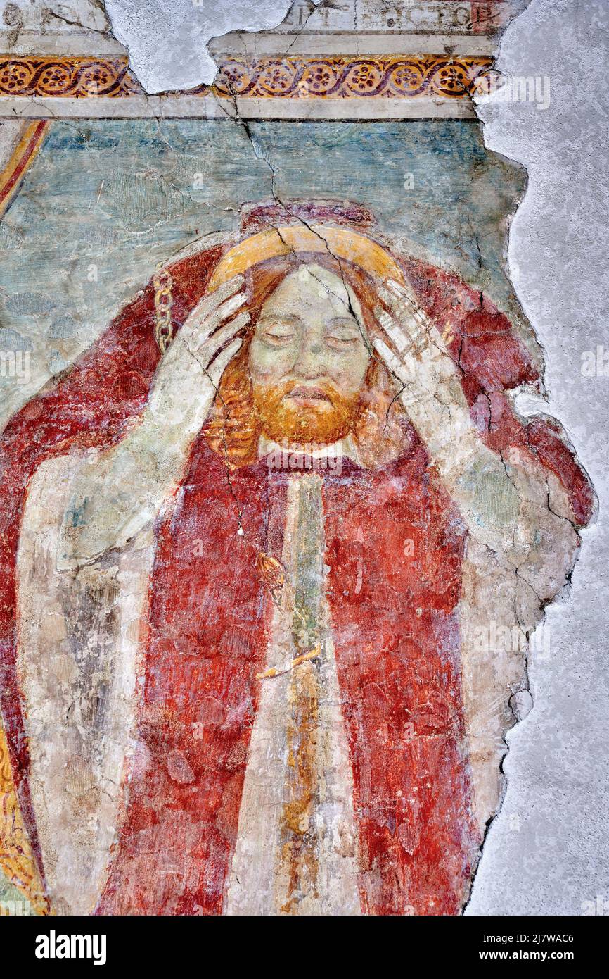 San Donnino - affianco - piazzola lombardo - XVI secolo - Fontanella Grazioli (Mn),Italia, Santuario della Madonna della Malongola Foto Stock