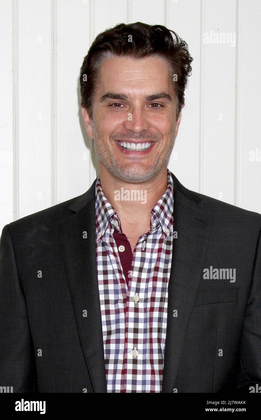 LOS ANGELES - AGO 2: Rick Hearst al 'General Hospital' Fan Club Luncheon 2014 allo Sportsman's Lodge il 2 agosto 2014 a Studio City, CA Foto Stock