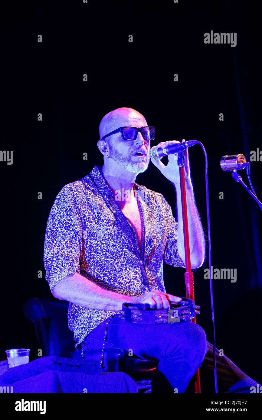 Negrita, una band pop-rock italiana suona al Castello Scaligero di Villafranca il 23rd luglio 2021 per il suo tour "la Teatrale Summer tour". Foto Stock