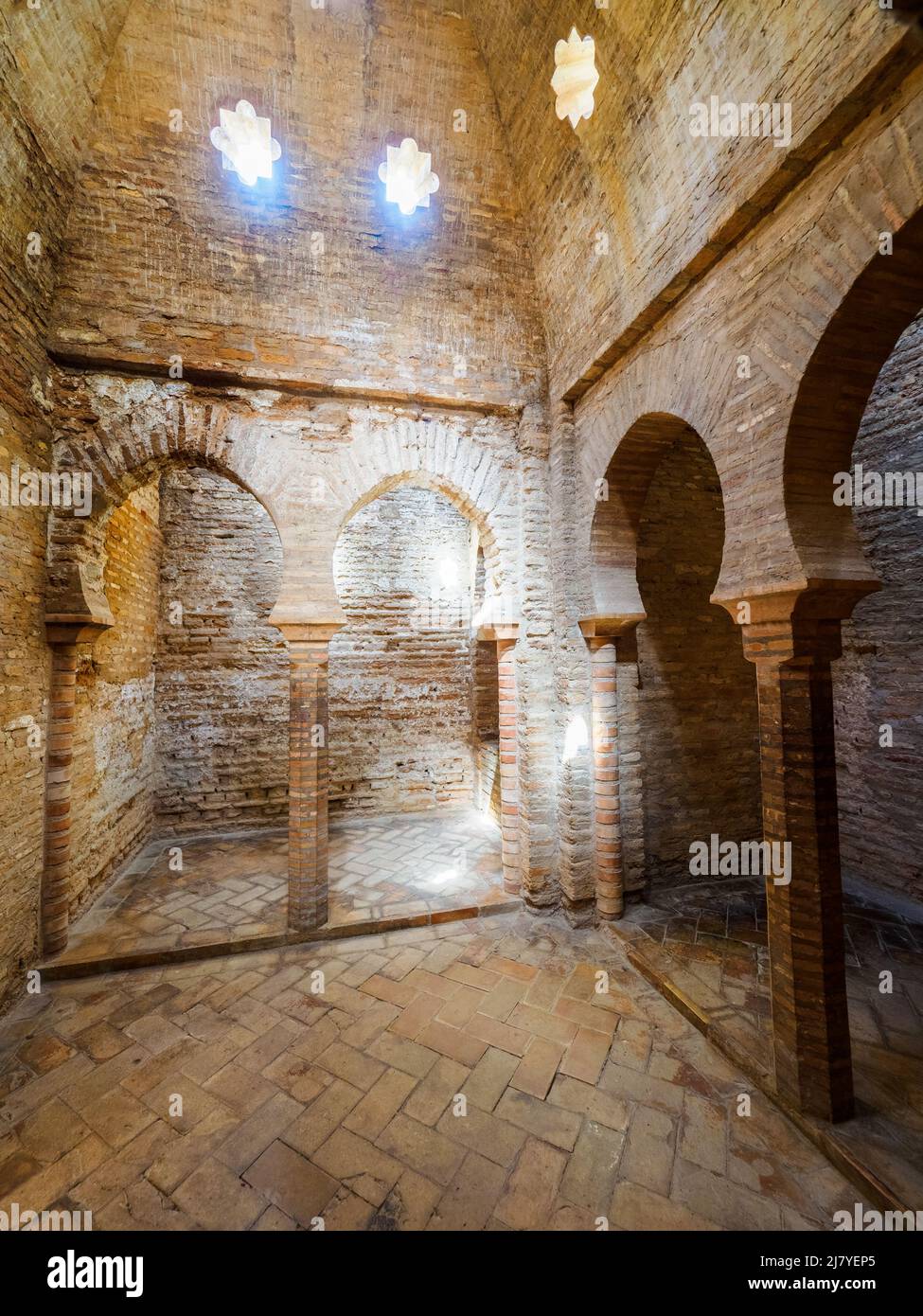 Bano de la Mezquita (bagni Mezquita) nel complesso dell'Alhambra - Granada, Spagna Foto Stock
