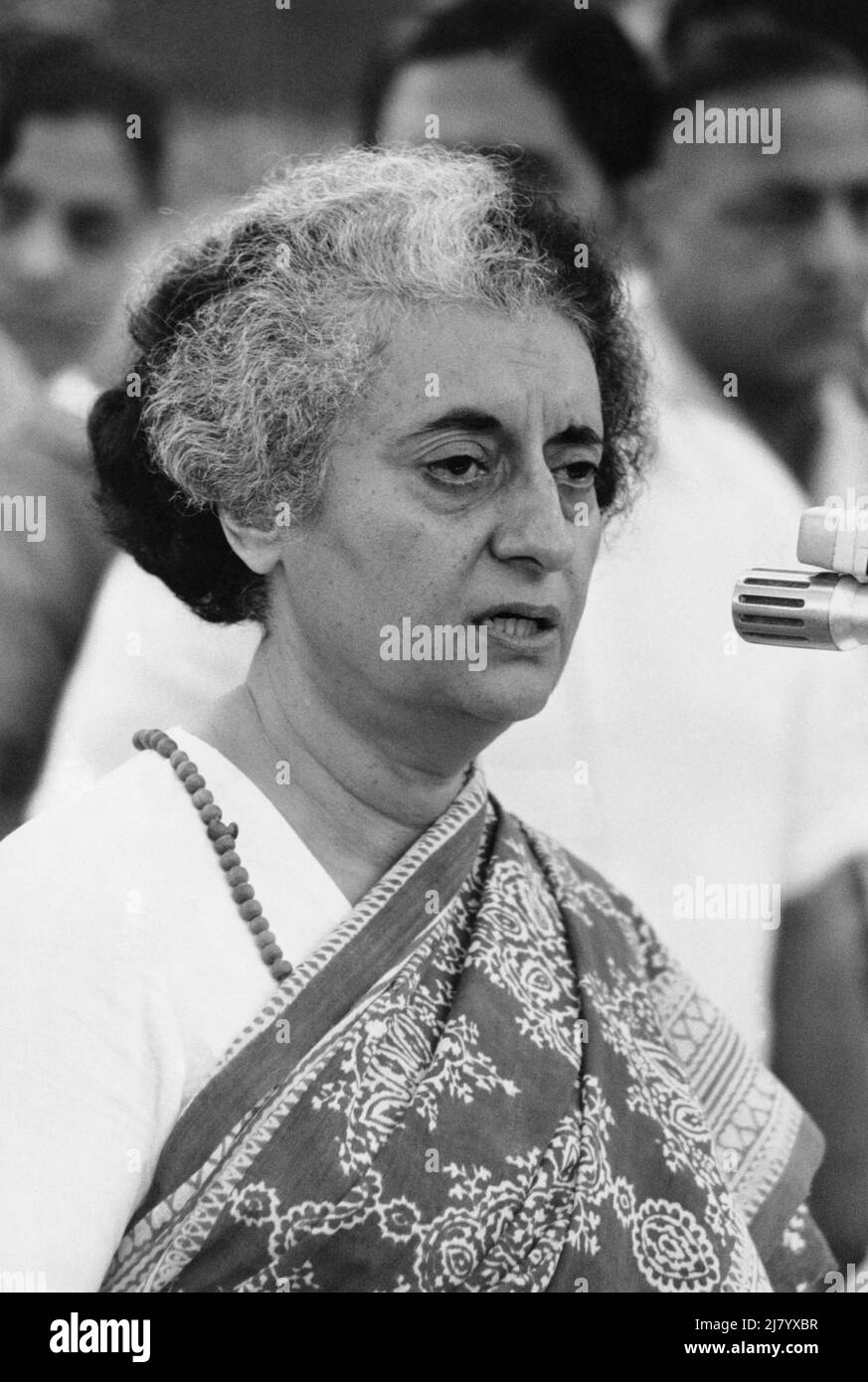 Indira Gandhi Foto Stock