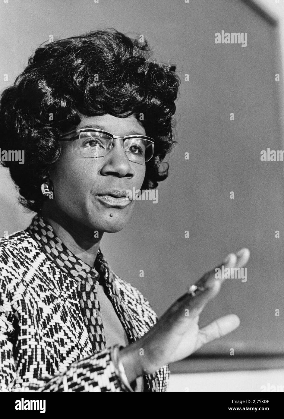 Shirley Chisholm, 1972 Foto Stock