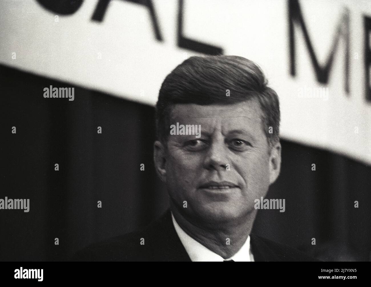 John F. Kennedy, 1963 Foto Stock
