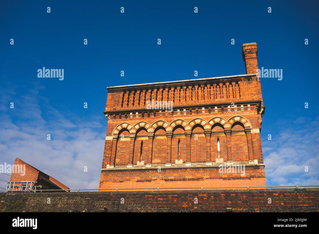 St Pancras Waterpoint, Victorian Water Tower, Camley Street, North London Regno Unito Foto Stock