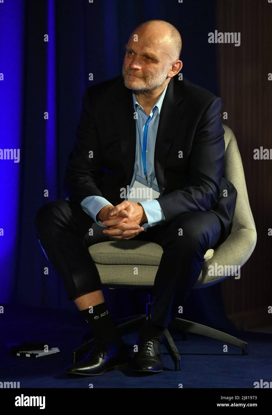 Frédéric Petit partecipa a una conferenza sulle soluzioni per l'Europa con la partecipazione di membri del Parlamento europeo all'AC Marriott Hotel di Cracovia. (Foto di Alex Bona / SOPA Images/Sipa USA) Foto Stock