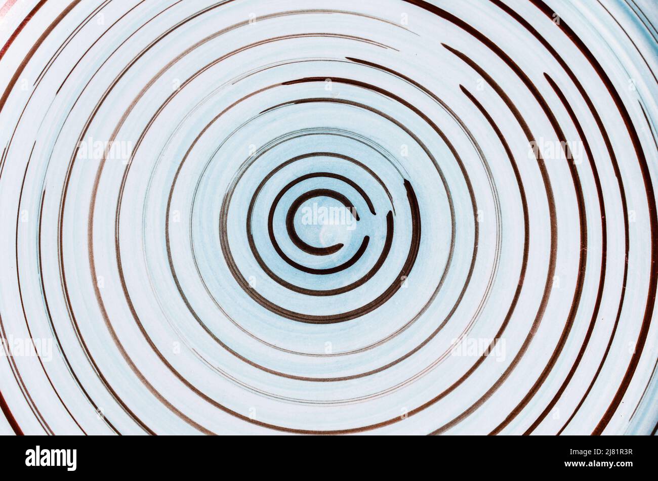 Sfondo astratto del caleodoscopio. Trama geometrica a spirale Foto Stock