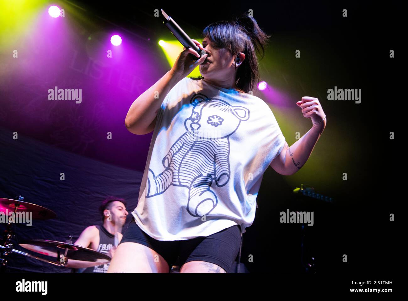 Millie Manders e The Shutup vivono in concerto presso il Birmingham O2 Institute, 6th aprile 2022 Foto Stock