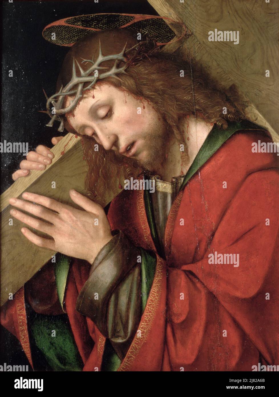 Cristo con il tributo (pannello) di Garofalo, Benvenuto Tisi da (1481-1559); 20x22 cm; Galleria degli Uffizi, Firenze, Toscana, Italia; Italiano, fuori copyright. Foto Stock