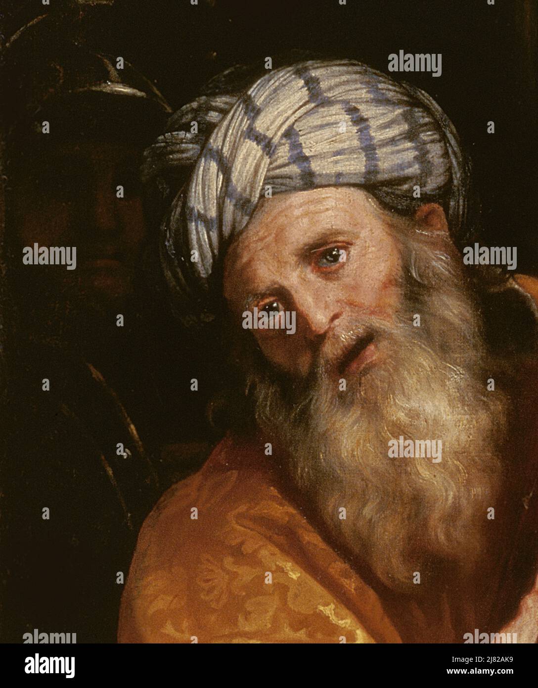 Crocifissione (tempera sul pannello) di Daddi, Bernardo (fl.1327-d.1348); Galleria dell'Accademia & Museo degli Strumenti musicali, Firenze, Toscana, Italia; fuori dal copyright. Foto Stock