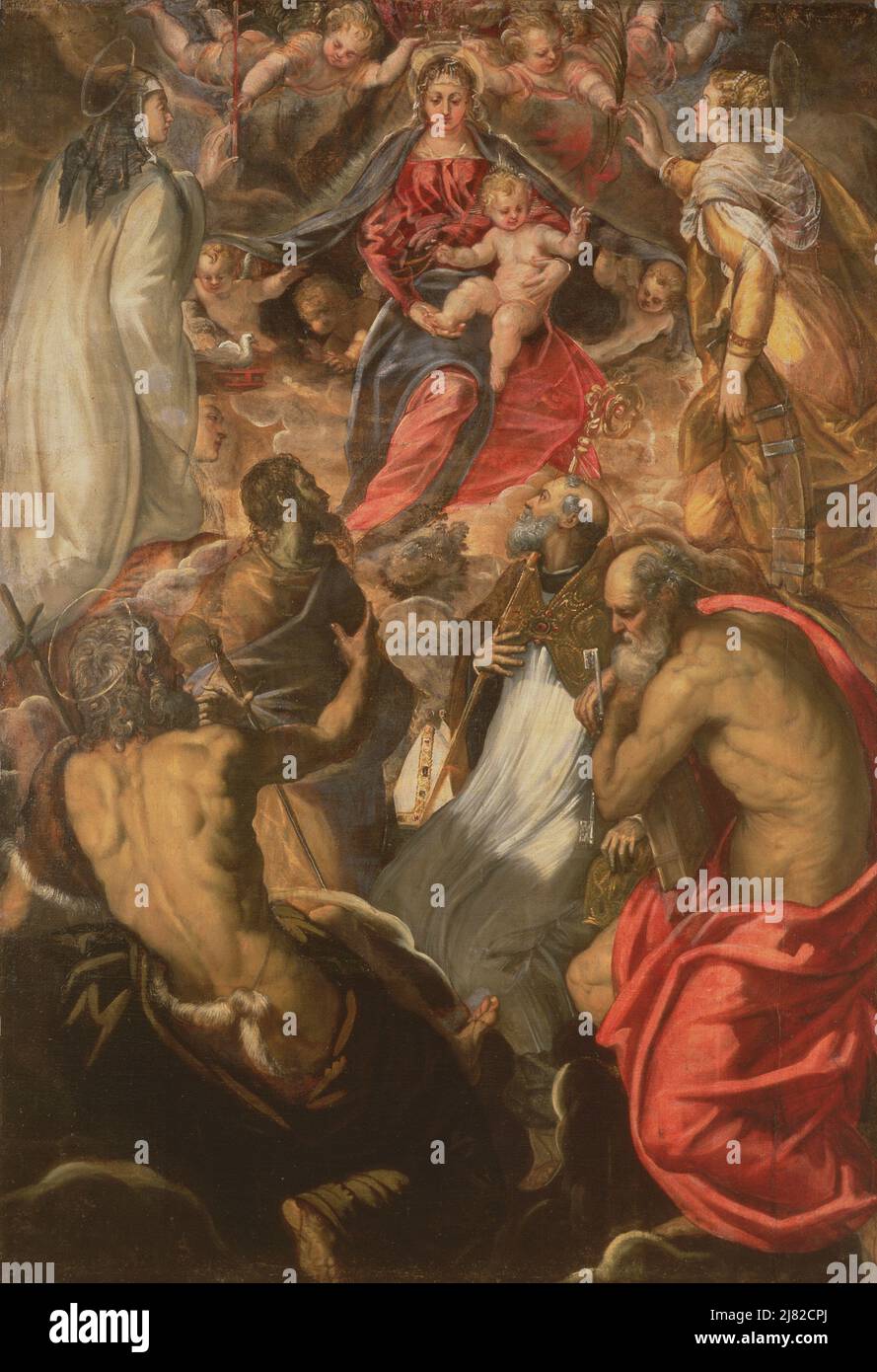 Crocifissione (tempera sul pannello) di Lorenzo Monaco, (Piero di Giovanni) (c.1370-1425); Galleria dell'Accademia & Museo degli Strumenti musicali, Firenze, Toscana, Italia; fuori dal copyright. Foto Stock