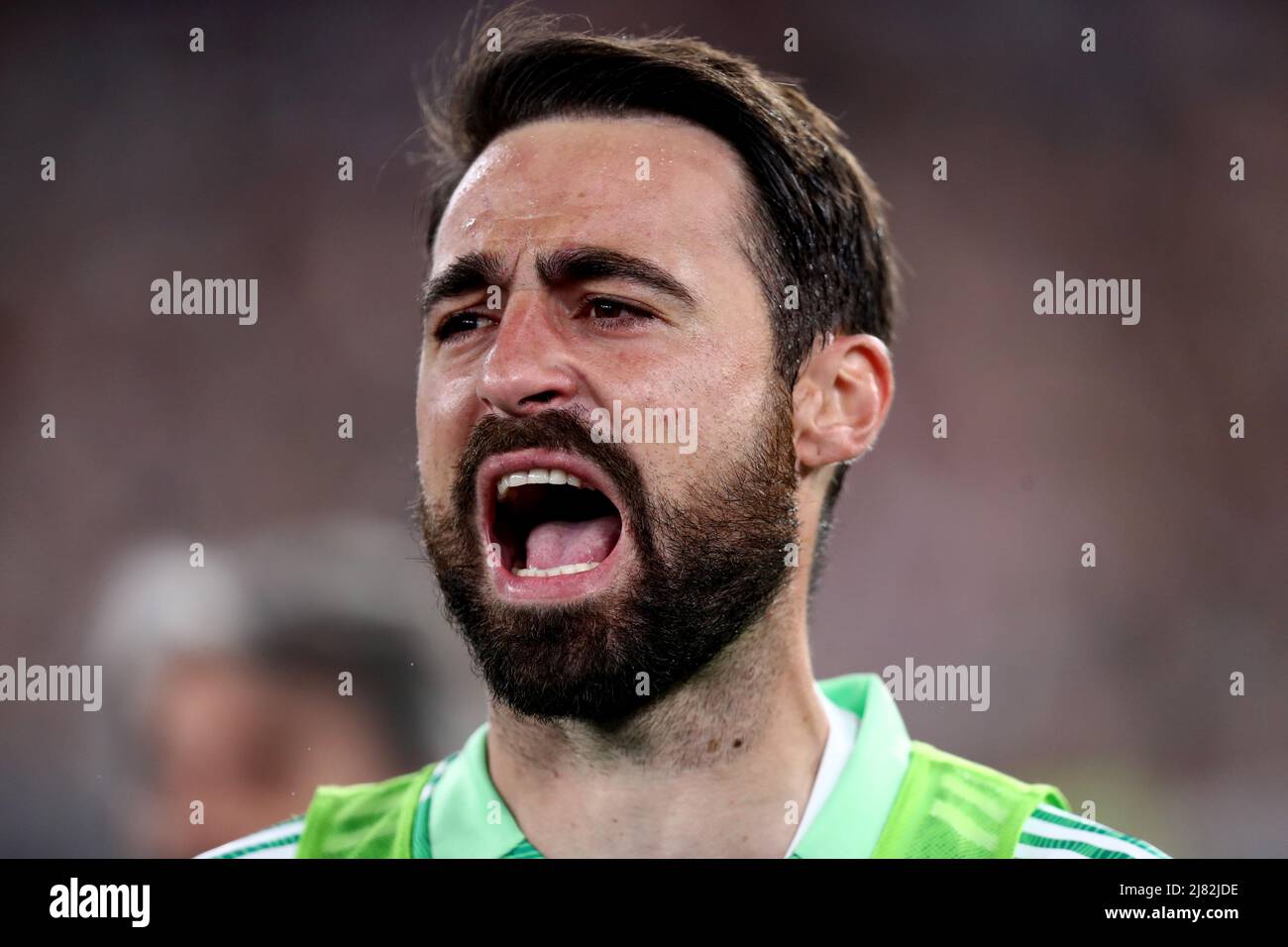 Carlo Pinsoglio del Juventus FC si presenta durante la finale della Coppa Italia tra Juventus FC e FC Internazionale allo Stadio Olimpico il 11 maggio 2022 a Roma. Foto Stock
