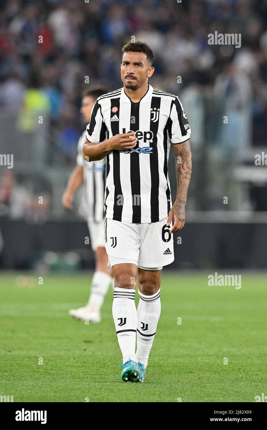 Roma, Italia, 11 Maggio, 2022 Danilo del FC Juventus alla Juventus vs Internazionale finale Coppa Italia 2021-2022 Calcio Match Credit:Roberto Ramaccia/Alamy Live News Foto Stock
