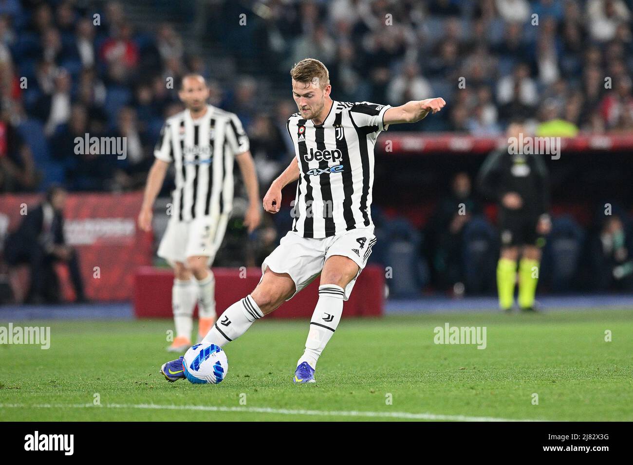 Roma, Italia, 11 maggio, 2022 Matthijs de ligt of FC Juventus alla Juventus vs Internazionale finale Coppa Italia 2021-2022 partita di Calcio Credit:Roberto Ramaccia/Alamy Live News Foto Stock