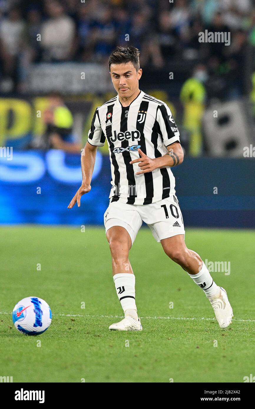 Roma, Italia, 11 maggio, 2022 Lautaro Martinez del FC Internazionale alla Juventus vs Internazionale finale della Coppa Italia 2021-2022 partita di Calcio Credit:Roberto Ramaccia/Alamy Live News Foto Stock