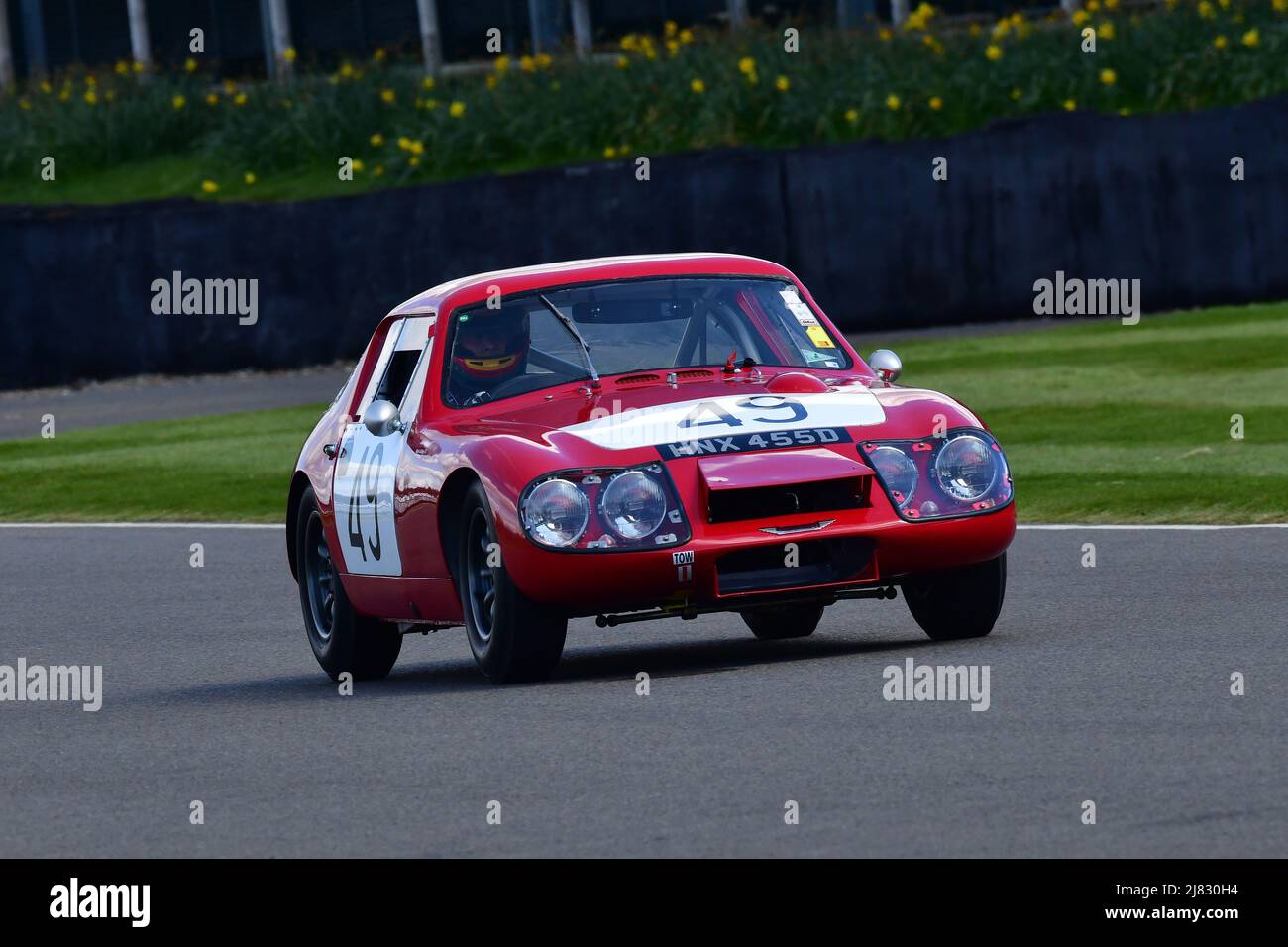 Julian Ellison, Austin Healey Sprite, Weslake Cup, una gara a soli venti minuti per le vetture Sport e GT con un motore BMC ‘A’ che ha corso nella y Foto Stock