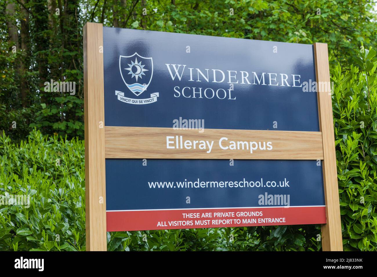 Scuola di Windermere a Windermere, Lake District, Inghilterra, Regno Unito Foto Stock