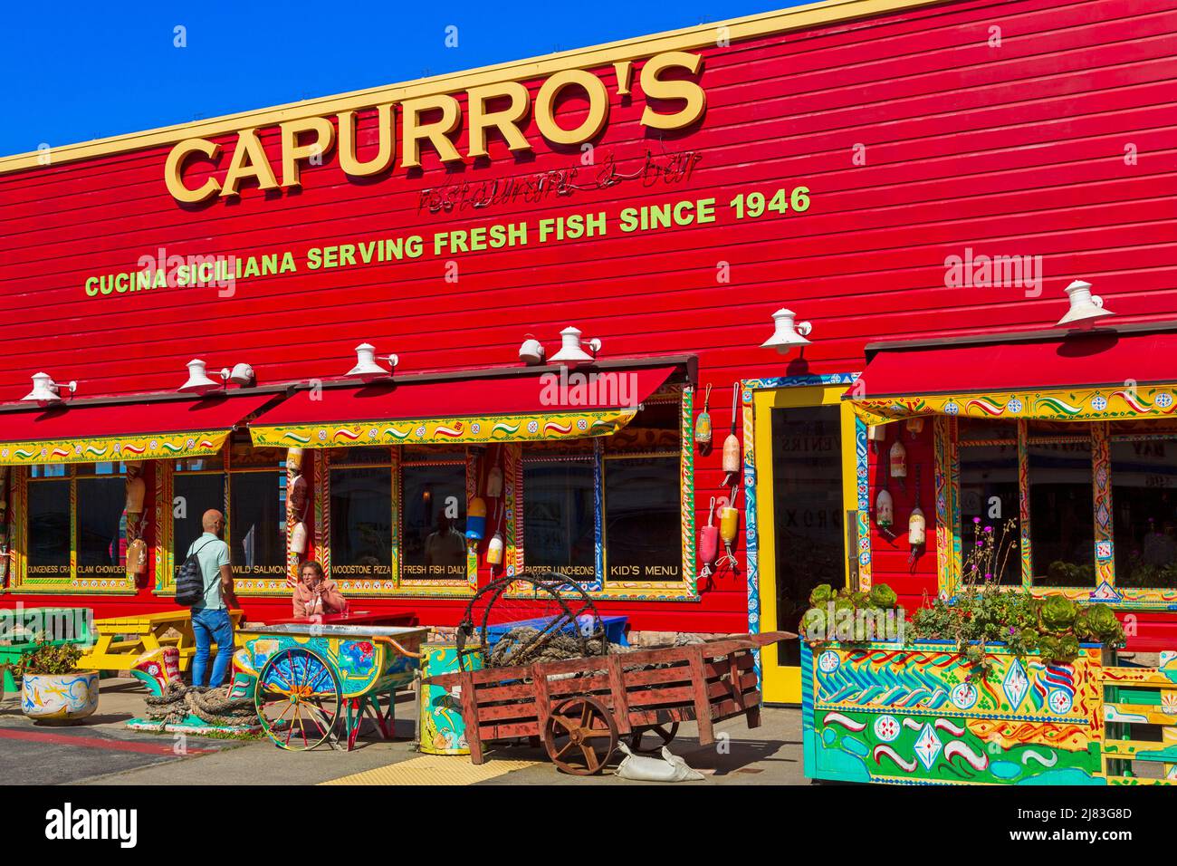 Capurro's Restaurant, Fisherman's Wharf, San Francisco, California, USA Foto Stock