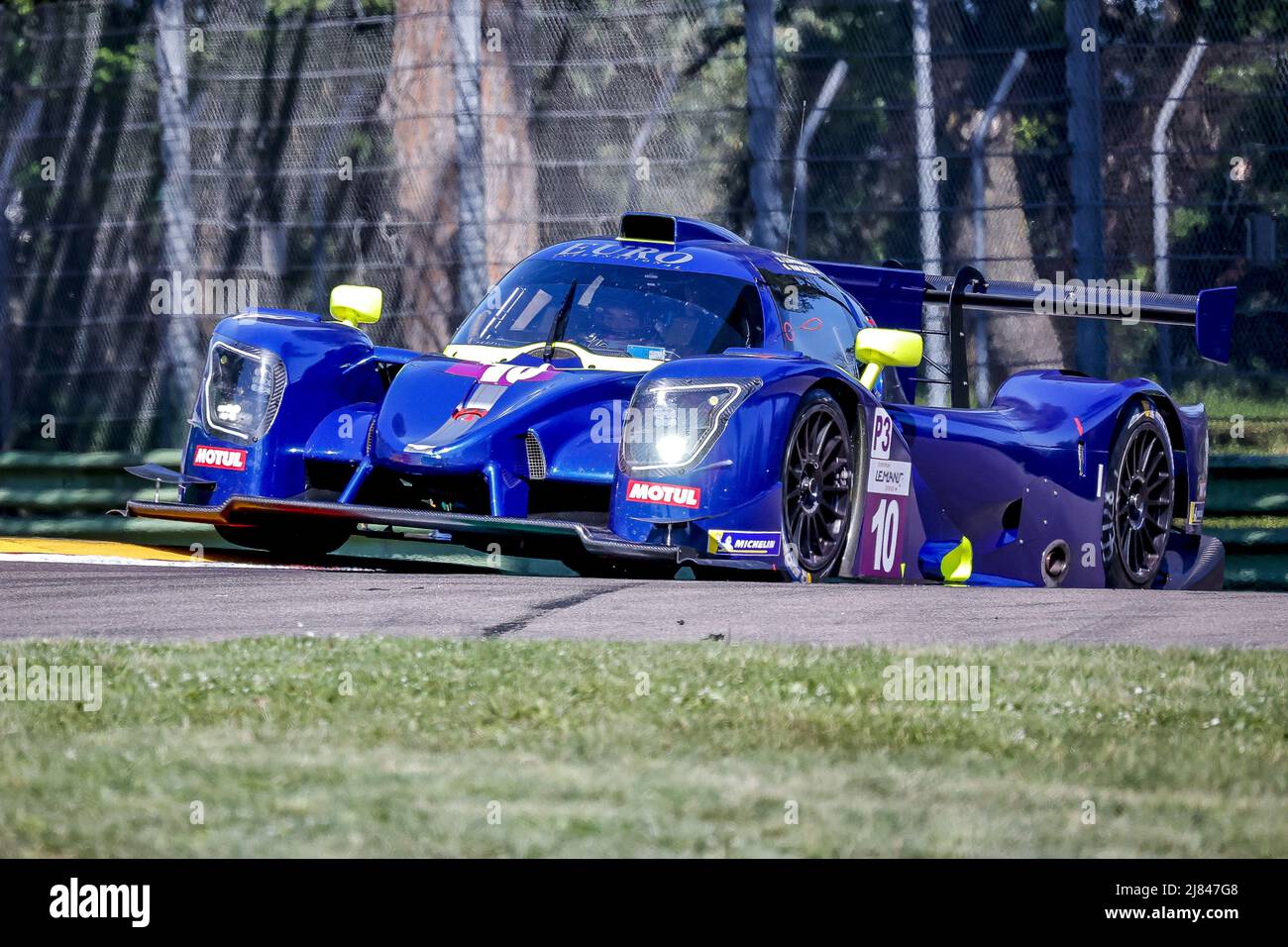 10 CLOET Tom (bel), LLOVERAS Xavier (spa), VAN BERLO Glen (nld), Eurointernational, Ligier JS P320 - Nissan, in azione durante la 4 ore di Imola 2022, 2nd round della 2022 European le Mans Series sul circuito di Imola dal 12 al 15 maggio, a Imola, Italia - Foto: Paulo Maria/DPPI/LiveMedia Foto Stock