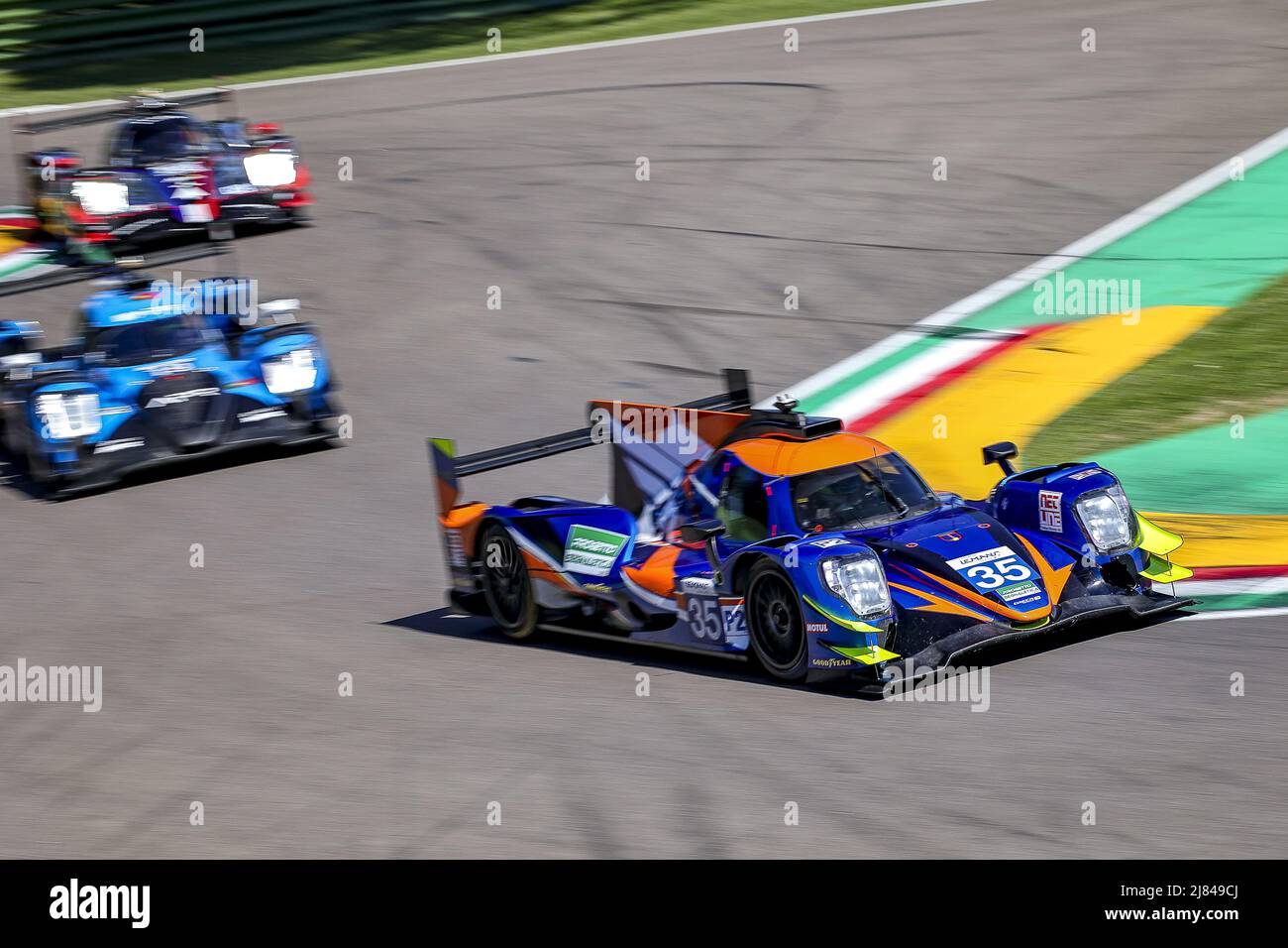 35 DRACONE Francesco (ita), FARFUS Augusto (bra), POMMER Markus (ger), BHK Motorsport, Oreca 07 - Gibson, in azione durante la 4 ore di Imola 2022, 2nd round della 2022 European le Mans Series sul circuito di Imola dal 12 al 15 maggio, a Imola, Italia - Foto: Paulo Maria/DPPI/LiveMedia Foto Stock