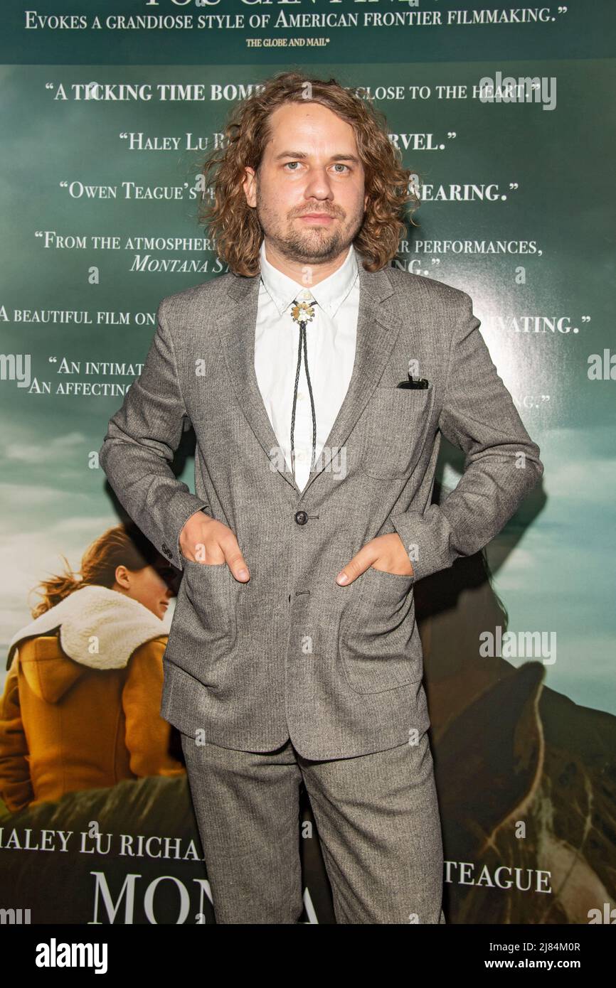 NEW YORK, New York – MAGGIO 12: Kevin Morby partecipa alla "Montana Story" New York Premiere all'AMC Lincoln Square 13 il 12 maggio 2022 a New York City. Foto Stock