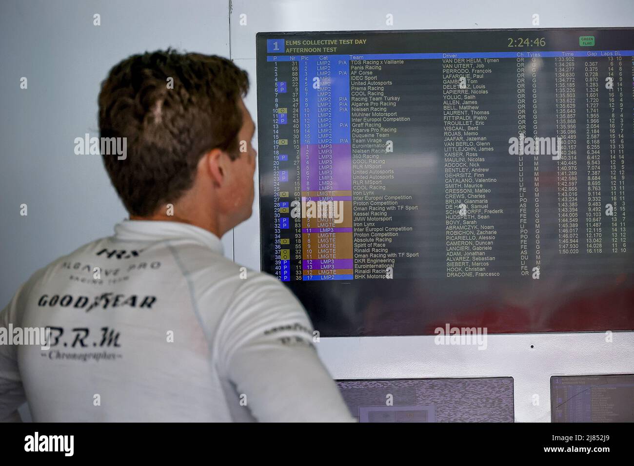 FALB John (usa), Algarve Pro Racing, Oreca 07 - Gibson, ritratto durante la 4 ore di Imola 2022, 2nd round della 2022 European le Mans Series sul circuito di Imola dal 12 al 15 maggio, a Imola, Italia - Foto: Paulo Maria/DPPI/LiveMedia Foto Stock
