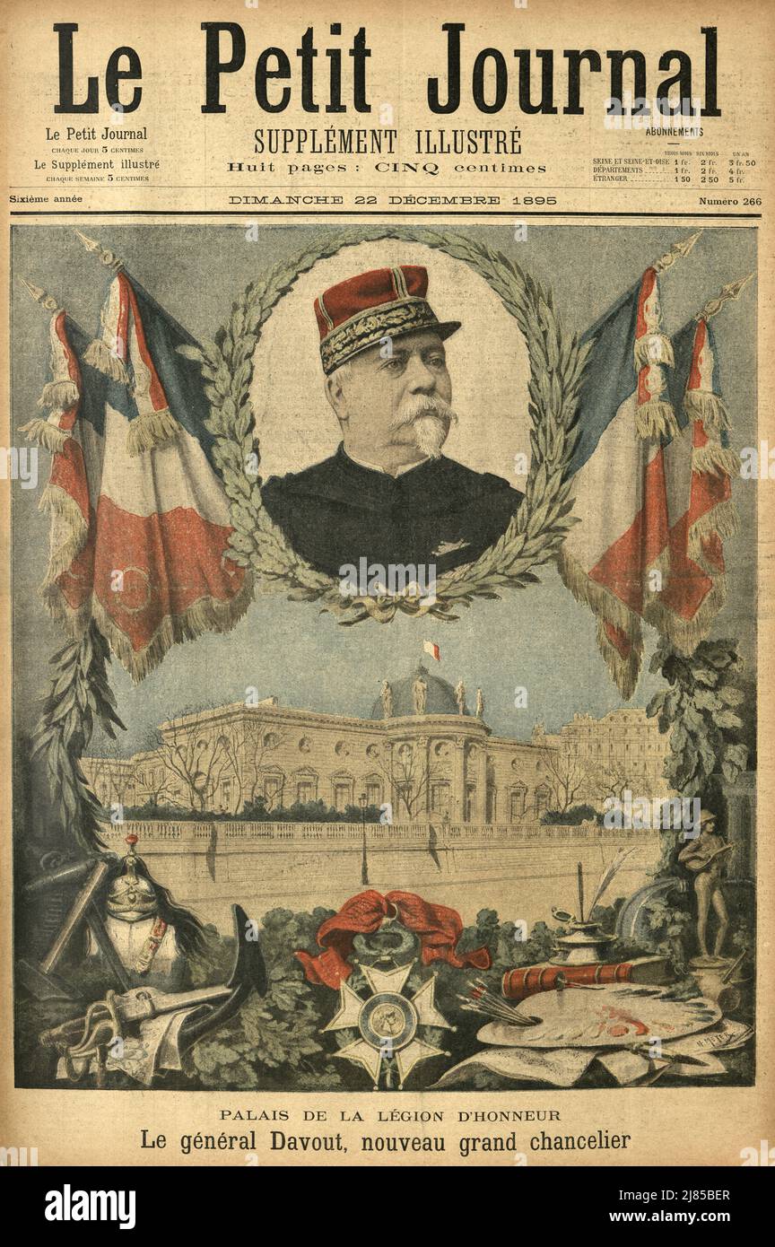 Léopold Davout d'Auerstaedt Generale Francese del secondo Impero e riportato al titolo estinto come 3rd Duc d'Auerstaedt Foto Stock