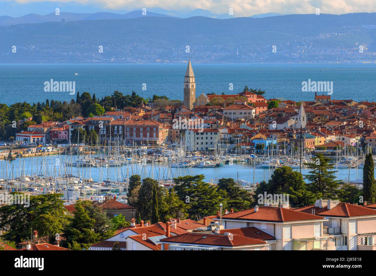 Izola, Istria, Litorale, Slovenia, Europa Foto Stock