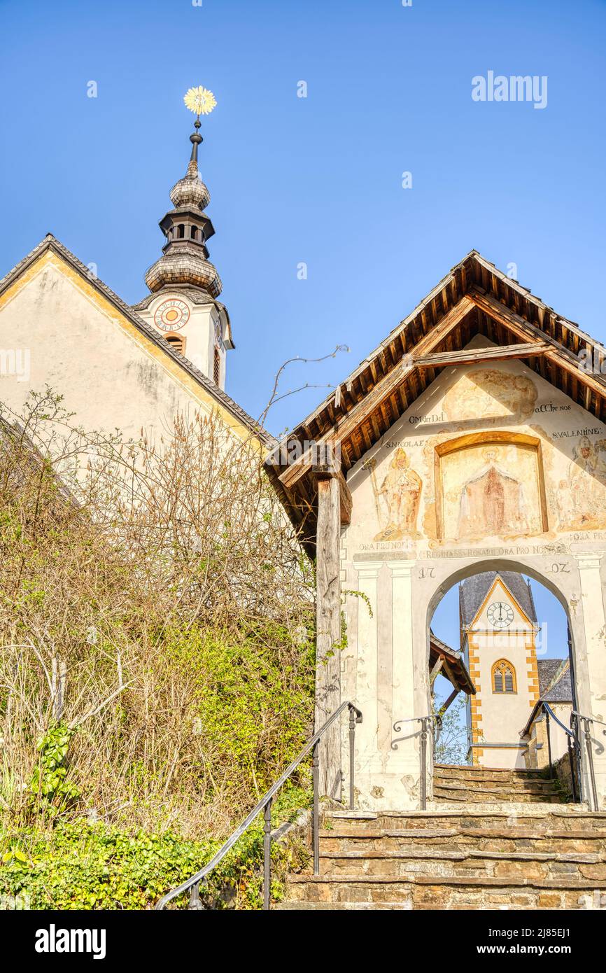 Maria Worth, Austria, immagine HDR Foto Stock